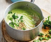 Kokos-Erbsen-Suppe