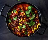 Chili con Carne mit schwarzen Bohnen