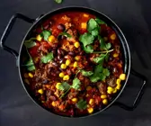 Chili con Carne mit schwarzen Bohnen