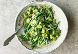 Dreierlei Bohnensalat