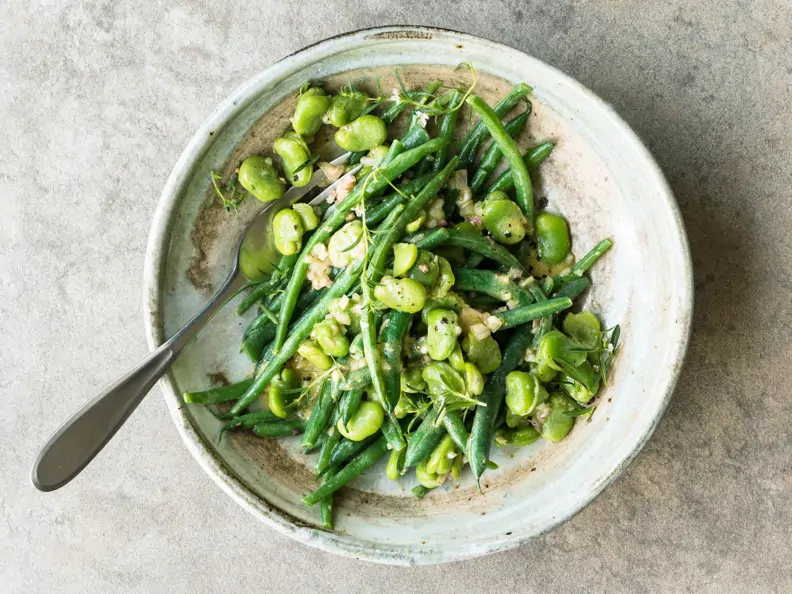 Dreierlei Bohnensalat