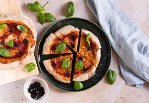Sauerteig-Pizza