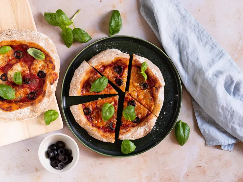 Sauerteig-Pizza