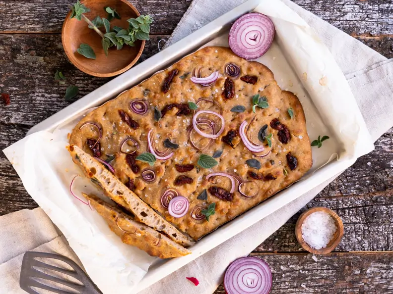 Sauerteig-Focaccia