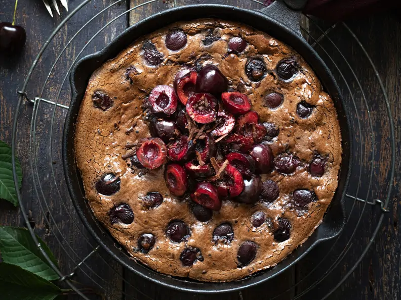 Schokoladen-Kirsch-Clafoutis