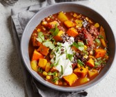 Linsen-Chili mit Kakao