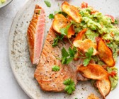 Thunfisch mit Avocadocreme