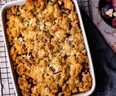 Pflaumen-Crumble vegan