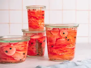 Veggie Pickles Eingelegte Radieschen und Rettich