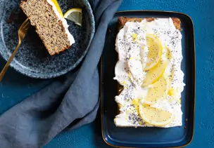 Low-Carb Mohn-Zitronenkuchen