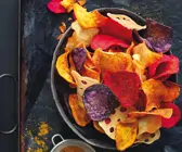 Bunte Gemüsechips
