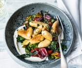Gnocchi mit Mangold und Ziegenkäsecreme