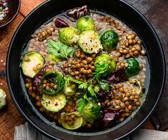 Rosenkohl-Linsen-Suppe