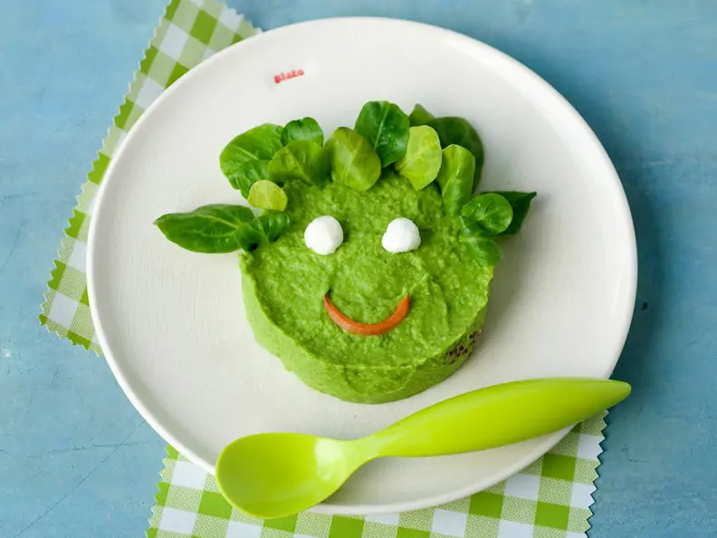 Cremiges Erbsenpüree