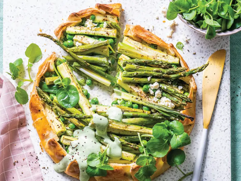 Spargel-Galette