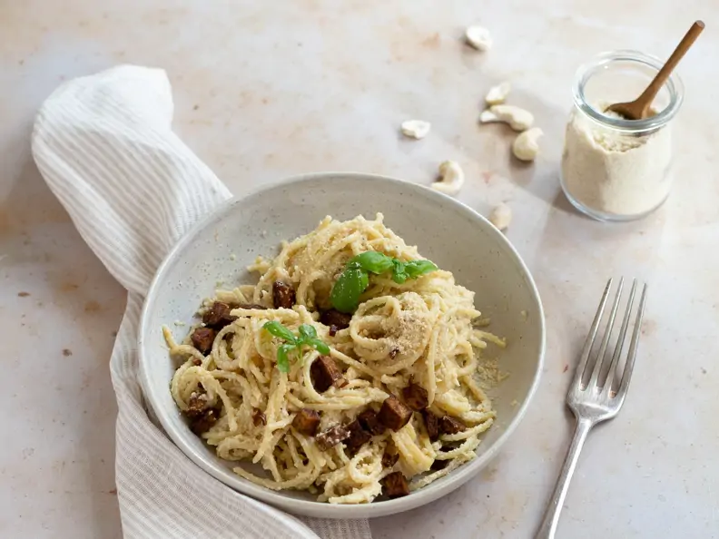 Vegane Carbonara