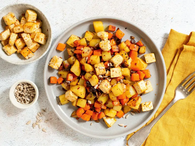 Kartoffel-Tofu-Pfanne