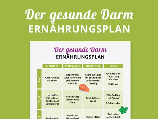 Ernährungsplan gesunder Darm