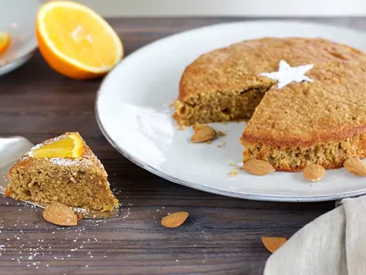 Mallorquinischer Mandelkuchen