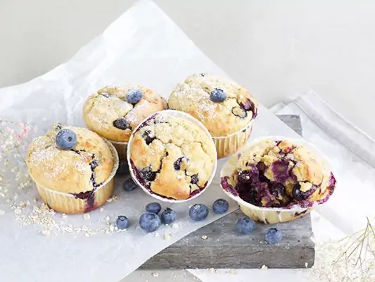 Blaubeer-Joghurt-Muffins