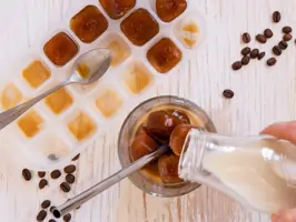 Kaffee-Eiswürfel Step 3