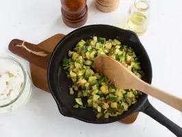 Pizzateilchen mit Zucchini-Ricotta Step 2