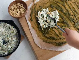 Pizzateilchen mit Zucchini-Ricotta Step 3