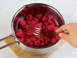 Himbeer-Chia-Marmelade Step 1