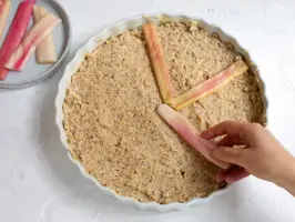 Rhabarberkuchen mit Mandeln Step 3