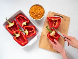 Gefüllte Paprikaschoten Step 1