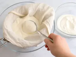 Labneh Step 1