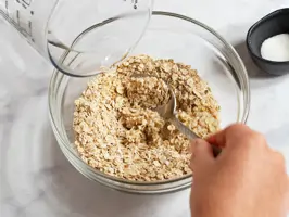 Baked Oats mit Brombeeren Step 1