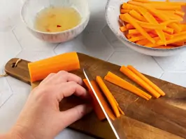 Sushi-Sandwiches mit Möhre und Kurkumacreme Step 1