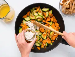 Putengeschnetzeltes mit Zucchini – Step 2