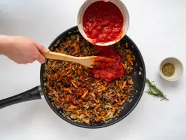 Pasta bolognese Step 3