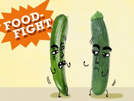 zucchini vs gurke