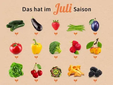 Was hat Saison im Juli?