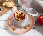 Overnight-Oats mit Apfel und Walnüssen