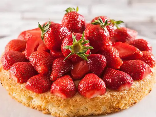 Erdbeerkuchen