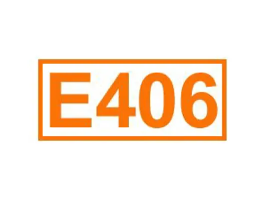 E 406 ein Füllstoff