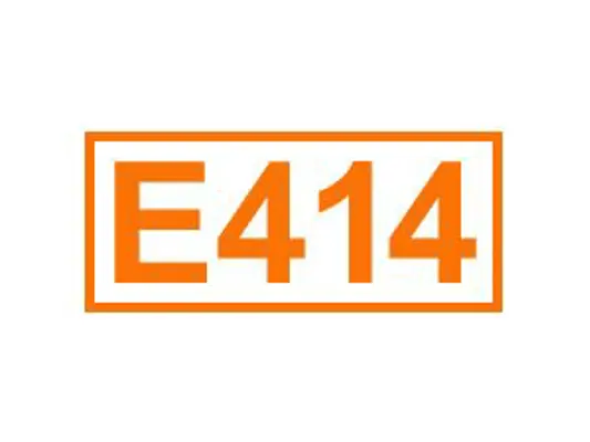 E 414 ein Füllstoff