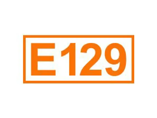 E 129 ein Farbstoff