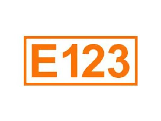 E 123 ein Farbstoff