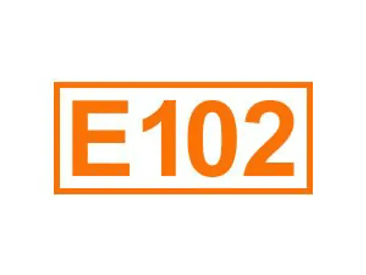 E 102 ein Farbstoff