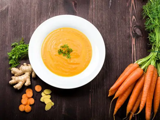 Möhren-Ingwer-Suppe
