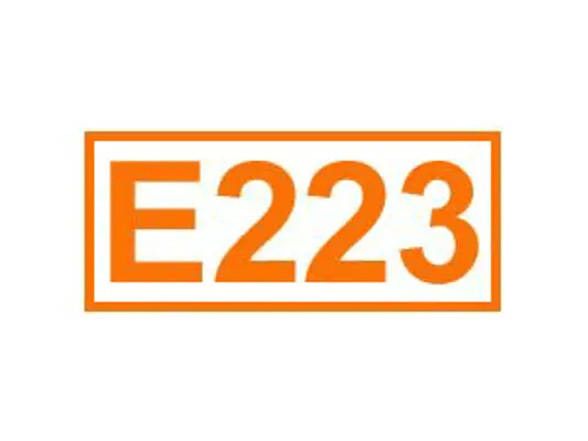 E 223 ein Konservierungsstoff