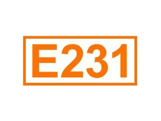 E 231 ein Konservierungsstoff