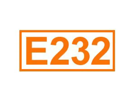 E 232 ein Konservierungsstoff