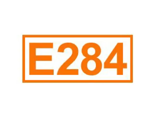 E 284 ein Konservierungsstoff