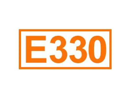 E 330 ein Antioxidationsmittel
